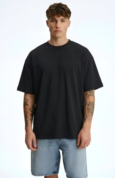 Black Heavyweight Oversized T-shirt