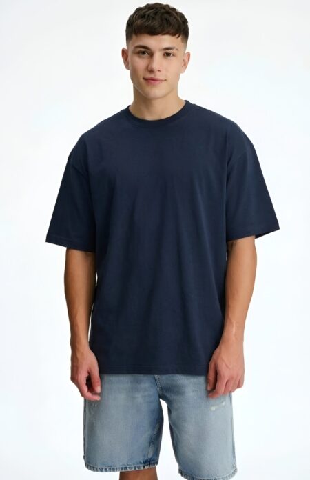 Vault blue heavyweight oversized T-shirt